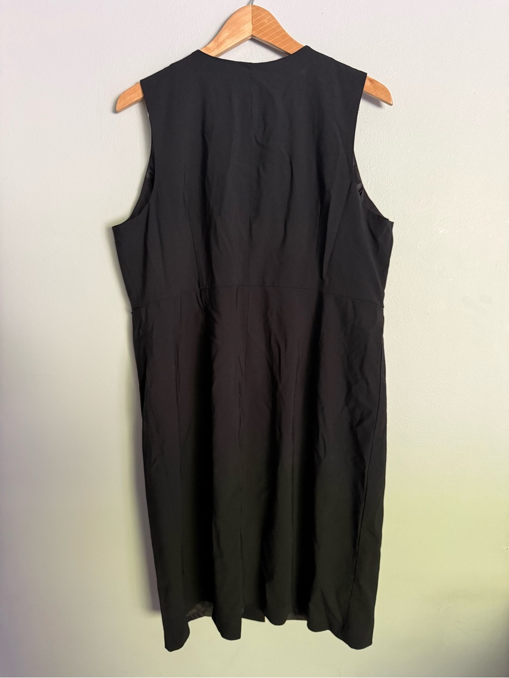 J. Crew Women’s 20 Dress Black Midi Sheath Dress with Gold Buttons - Picture 5 of 8